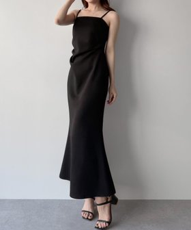 【ジュノア/JUNOAH】のmipiarl ドレープマーメイドキャミワンピース【一部ペチスカートSET】 人気、トレンドファッション・服の通販 founy(ファニー) ファッション Fashion レディースファッション Fashion for Women スカート Skirts |ID:prp329100004807206