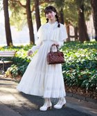 【アクシーズファム/axes femme】の刺繍チュール使ケープワンピース 人気、トレンドファッション・服の通販 founy(ファニー) ファッション Fashion レディースファッション Fashion for Women ワンピース Dresses おすすめ Recommended / Our Picks アクセサリー Fashion Accessories エアリー Airy Texture エレガント 上品 Elegant シフォン Chiffon, Lightweight Fabric チュール Tulip, Tulip Motif ティアード Tiered, Tiered Style レース Lace, Lace Fabric thumbnail 生成り|ID: prp329100004807207 ipo3291000000034883850