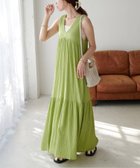 【ディスコート/Discoat】の【着映え◎/リバイバル】ジャガードヨウリュウワンピース《WEB限定》 人気、トレンドファッション・服の通販 founy(ファニー) ファッション Fashion レディースファッション Fashion for Women ワンピース Dresses おすすめ Recommended / Our Picks インナー Innerwear カットソー Cut and Sewn Top キャミソール Camisole, Spaghetti Strap Top シンプル Simple, Minimal ジャケット Jacket, Outerwear タンク Tank Top, Sleeveless Top ノースリーブ Sleeveless, No-Sleeve フロント Front, Front Design リゾート Resort, Vacation Style リボン Ribbon, Bow 吸水 Absorbent, Quick-Dry 夏 Summer 春 Spring thumbnail グリーンイエロー|ID: prp329100004807210 ipo3291000000034883875