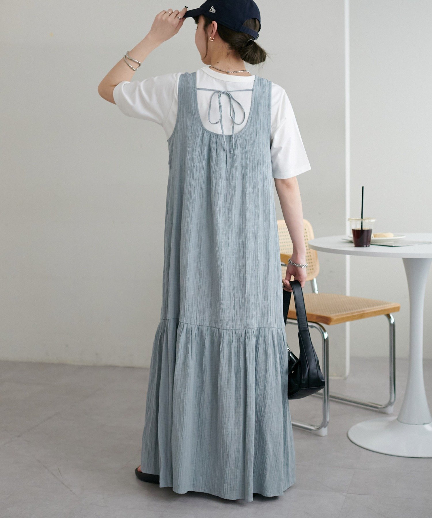 【ディスコート/Discoat】の【着映え◎/リバイバル】ジャガードヨウリュウワンピース《WEB限定》 インテリア・キッズ・メンズ・レディースファッション・服の通販 founy(ファニー) ファッション Fashion レディースファッション Fashion for Women ワンピース Dresses おすすめ Recommended / Our Picks インナー Innerwear カットソー Cut and Sewn Top キャミソール Camisole, Spaghetti Strap Top シンプル Simple, Minimal ジャケット Jacket, Outerwear タンク Tank Top, Sleeveless Top ノースリーブ Sleeveless, No-Sleeve フロント Front, Front Design リゾート Resort, Vacation Style リボン Ribbon, Bow 吸水 Absorbent, Quick-Dry 夏 Summer 春 Spring スカイブルー|ID: prp329100004807210 ipo3291000000034883876