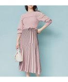 【インデックス/INDEX】のビスチェライクバイカラーニットワンピース【洗濯機洗い可】 人気、トレンドファッション・服の通販 founy(ファニー) ファッション Fashion レディースファッション Fashion for Women ワンピース Dresses ニットワンピース Knit Dresses おすすめ Recommended / Our Picks エレガント 上品 Elegant スマート Smart, Elegant ビスチェ Bustier, Corset Top フロント Front, Front Design プリーツ Pleats, Pleated ポケット Pocket, Pocket Detail リボン Ribbon, Bow 切替 Switching, Contrast Panel thumbnail ピンクベージュ|ID: prp329100004807211 ipo3291000000034883899