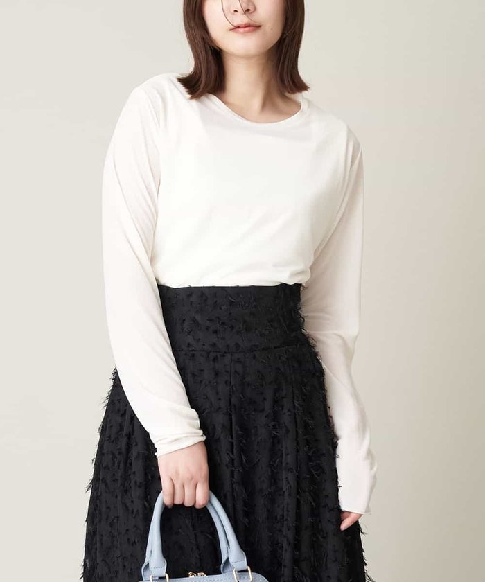 【アー ヴェー ヴェー/a.v.v】のシアークルーネックトップス インテリア・キッズ・メンズ・レディースファッション・服の通販 founy(ファニー) https://founy.com/ ファッション Fashion レディースファッション Fashion for Women トップス・カットソー Cut & Sew Tops インナー Innerwear 春 Spring カーディガン Cardigan, Knitwear キャミソール Camisole, Spaghetti Strap Top キャミワンピース Cami Dress, Slip Dress シアー Sheer, See-Through シャーリング Shirring, Ruched タンク Tank Top, Sleeveless Top 定番 Standard, Basic Item 人気 Popular, Best Seller ハイネック High Neck, Mock Neck バランス Balance, Style Balance ベスト Vest, Waistcoat 羽織 Haori, Light Jacket 再入荷 Restock / Back in Stock おすすめ Recommended / Our Picks |ID: prp329100004807221 ipo3291000000034883973