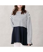 【ナルミヤ オンライン/NARUMIYA ONLINE】の【親子リンク】ペプラム長T 人気、トレンドファッション・服の通販 founy(ファニー) ファッション Fashion レディースファッション Fashion for Women おすすめ Recommended / Our Picks シンプル Simple, Minimal ペプラム Peplum, Flared Hem ポケット Pocket, Pocket Detail リラックス Relax, Relaxed Fit ロング Long, Long-Length 長袖 Long Sleeve, Full Sleeve thumbnail 紺|ID: prp329100004807223 ipo3291000000034884009