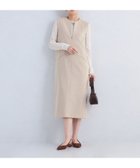 【ユナイテッドアローズ/UNITED ARROWS】のカルゼ キーネック ジャンパースカート 2 人気、トレンドファッション・服の通販 founy(ファニー) ファッション Fashion レディースファッション Fashion for Women スカート Skirts インナー Innerwear 春 Spring フロント Front, Front Design ポケット Pocket, Pocket Detail モノトーン Monotone, Black and White ロング Long, Long-Length アウトレット Outlet / Clearance おすすめ Recommended / Our Picks 夏 Summer ビジネス 仕事 通勤 Business / Work / Commuting thumbnail BEIGE|ID: prp329100004807228 ipo3291000000034884045