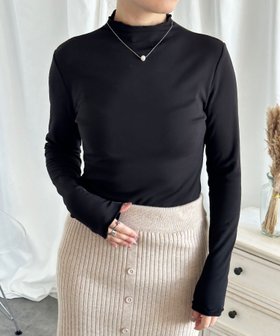 【アイモハ/aimoha】のaimoha/フリル裏ボアインナートップス 人気、トレンドファッション・服の通販 founy(ファニー) ファッション Fashion レディースファッション Fashion for Women トップス・カットソー Cut & Sew Tops おすすめ Recommended / Our Picks インナー Innerwear フィット Fit, Slim Fit フリル Frill, Ruffle |ID:prp329100004807246