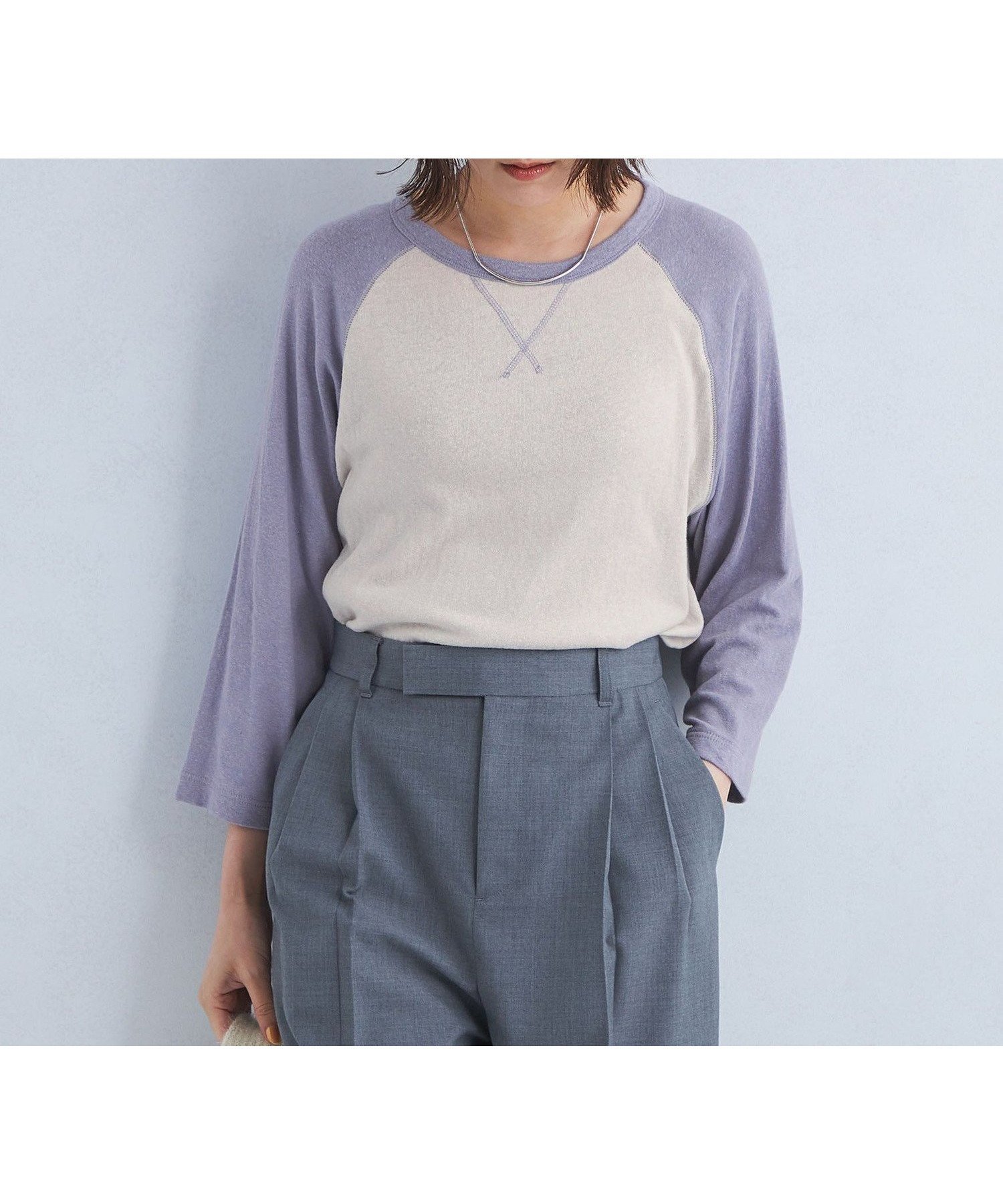 【ユナイテッドアローズ/UNITED ARROWS】のスラブジャージ ベースボール Tシャツ インテリア・キッズ・メンズ・レディースファッション・服の通販 founy(ファニー) ファッション Fashion レディースファッション Fashion for Women トップス・カットソー Cut & Sew Tops シャツ・ブラウス・オフィスカジュアル Elegant Blouses & Button-Ups ロングTシャツ・Tシャツ Longline T-Shirts & Tees インナー Innerwear 秋 Autumn カットソー Cut and Sewn Top サロペット Overalls, Salopette スリーブ Sleeve, Long Sleeve / Short Sleeve ラベンダー Lavender ロング Long, Long-Length アウトレット Outlet / Clearance おすすめ Recommended / Our Picks 夏 Summer その他2|ID: prp329100004807251 ipo3291000000034884181