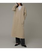 【サニーレーベル/Sonny Label / URBAN RESEARCH】のVネックスウェットワンピース 人気、トレンドファッション・服の通販 founy(ファニー) ファッション Fashion レディースファッション Fashion for Women ワンピース Dresses 2024年 2024 2024-2025秋冬・A/W Autumn/Winter 2024–25 AW24–25 冬 Winter / This Winter おすすめ Recommended / Our Picks インナー Innerwear シアー Sheer, See-Through シンプル Simple, Minimal スウェット / スエット Sweatshirt, Sweatwear タートルネック Turtleneck, High Neck ポケット Pocket, Pocket Detail ロング Long, Long-Length A/W・秋冬 Autumn/Winter thumbnail ベージュ|ID: prp329100004807253 ipo3291000000034884186
