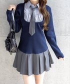 【クリア/clear】のニットドッキングシャツミニワンピース 人気、トレンドファッション・服の通販 founy(ファニー) ファッション Fashion レディースファッション Fashion for Women ワンピース Dresses ガーリー Girly, Feminine Style ショート Short, Short Length ジャケット Jacket, Outerwear ストライプ Stripe, Striped Pattern スニーカー Sneakers, Trainers ソックス Socks, Hosiery トレンド Trend, Trending Now ドッキング Docking, Mixed Material ロング Long, Long-Length thumbnail NVY|ID: prp329100004807254 ipo3291000000034884195