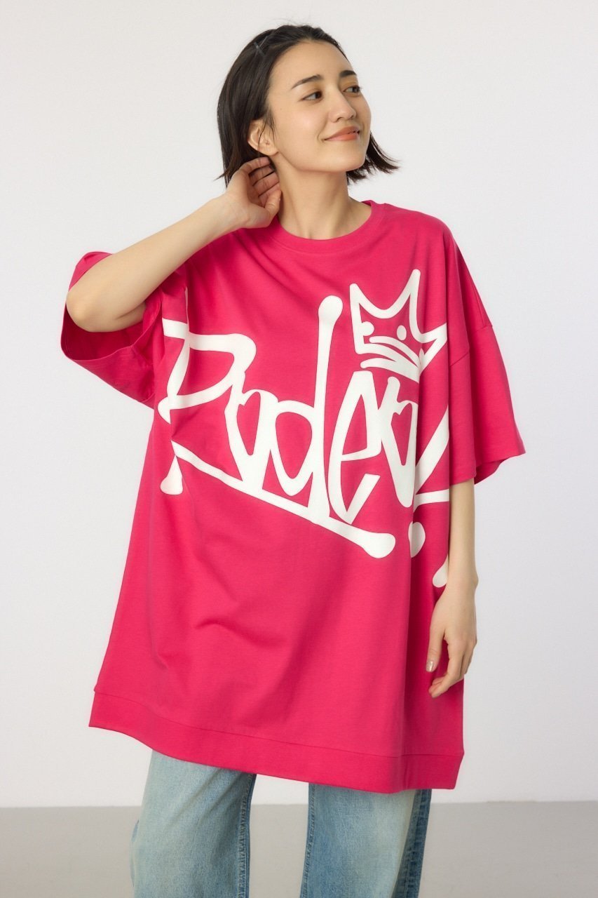 【ロデオクラウンズワイドボウル/RODEO CROWNS WIDE BOWL】のBIG SIGN LOGO Tワンピース インテリア・キッズ・メンズ・レディースファッション・服の通販 founy(ファニー) ファッション Fashion レディースファッション Fashion for Women ワンピース Dresses おすすめ Recommended / Our Picks スタンダード Standard, Basic プリント Print, Printed Pattern メンズ Men's, Menswear PNK|ID: prp329100004807257 ipo3291000000034884211