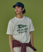 【ニューバランス/new balance】のVarsity ペナントショートスリーブTシャツ 人気、トレンドファッション・服の通販 founy(ファニー) ファッション Fashion レディースファッション Fashion for Women トップス・カットソー Cut & Sew Tops シャツ・ブラウス・オフィスカジュアル Elegant Blouses & Button-Ups ロングTシャツ・Tシャツ Longline T-Shirts & Tees ショート Short, Short Length スリーブ Sleeve, Long Sleeve / Short Sleeve バランス Balance, Style Balance thumbnail SSTシーソルト|ID: prp329100004807260 ipo3291000000034884242