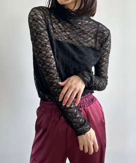 【アウトフィッター ラボ/Outfitter lab】の総レース ハイネックトップス 人気、トレンドファッション・服の通販 founy(ファニー) ファッション Fashion レディースファッション Fashion for Women トップス・カットソー Cut & Sew Tops インナー Innerwear オケージョン Occasion Wear 春 Spring 秋 Autumn カットソー Cut and Sewn Top キャミソール Camisole, Spaghetti Strap Top シアー Sheer, See-Through ショート Short, Short Length ジャケット Jacket, Outerwear ストレッチ Stretch, Stretchy Fabric スポーティ Sporty, Casual Athletic タンク Tank Top, Sleeveless Top チュール Tulip, Tulip Motif トレンド Trend, Trending Now 定番 Standard, Basic Item 長袖 Long Sleeve, Full Sleeve ハイネック High Neck, Mock Neck ビスチェ Bustier, Corset Top ビッグ Big, Oversized フェミニン Feminine, Girly フォーマル Formal, Dressy フリル Frill, Ruffle プリーツ Pleats, Pleated ベスト Vest, Waistcoat ベーシック Basic, Essential ミニスカート Mini Skirt, Short Skirt レース Lace, Lace Fabric |ID:prp329100004807262