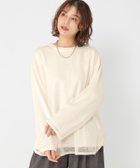 【スタディオ クリップ/studio CLIP】のロンT×メッシュプルオーバーセットアイテム 人気、トレンドファッション・服の通販 founy(ファニー) ファッション Fashion レディースファッション Fashion for Women トップス・カットソー Cut & Sew Tops ロングTシャツ・Tシャツ Longline T-Shirts & Tees カジュアルプルオーバー・ニットトップス Pullovers & Knit Tops / Casual Pullovers おすすめ Recommended / Our Picks カットソー Cut and Sewn Top トレンド Trend, Trending Now メッシュ Mesh, Net Fabric thumbnail アイボリー52|ID: prp329100004807263 ipo3291000000034884256