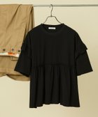 【フリークスストア/FREAK'S STORE】のUVカット multi functional 7分袖フリルTシャツ 25AW 人気、トレンドファッション・服の通販 founy(ファニー) ファッション Fashion レディースファッション Fashion for Women トップス・カットソー Cut & Sew Tops シャツ・ブラウス・オフィスカジュアル Elegant Blouses & Button-Ups ロングTシャツ・Tシャツ Longline T-Shirts & Tees 2025年 2025 2025-2026秋冬・A/W Autumn/Winter 2025–26 AW25–26 冬 Winter / This Winter フェミニン Feminine, Girly フリル Frill, Ruffle 夏 Summer A/W・秋冬 Autumn/Winter thumbnail ブラック|ID: prp329100004807265 ipo3291000000034884270