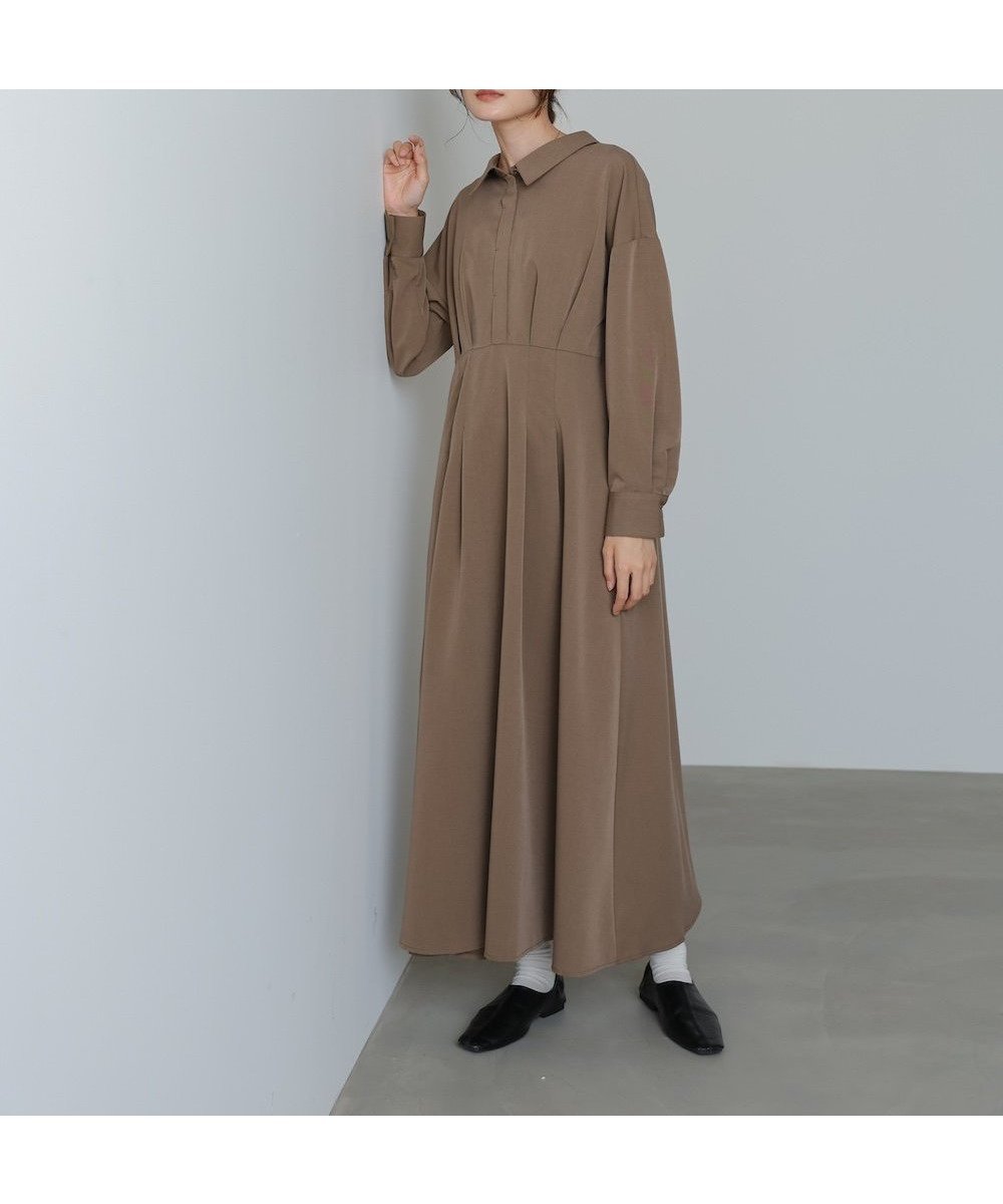 【バブ ブージュルード/Bab Bou Jeloud】の【低身長~高身長向けサイズあり】2WAYウエストタックシャツワンピース インテリア・キッズ・メンズ・レディースファッション・服の通販 founy(ファニー) ファッション Fashion レディースファッション Fashion for Women ワンピース Dresses シャツワンピース / 1枚で着映えコーデ Shirt Dresses アクセサリー Fashion Accessories くるぶし Ankle-Length シューズ Shoes, Footwear ショート Short, Short Length シンプル Simple, Minimal ストレッチ Stretch, Stretchy Fabric ストレート Straight, Straight Cut スニーカー Sneakers, Trainers スマート Smart, Elegant チェック Check, Plaid, Tartan なめらか Smooth, Silky Texture バレエ Ballet, Ballet Style 冬 Winter / This Winter A/W・秋冬 Autumn/Winter 再入荷 Restock / Back in Stock エレガント 上品 Elegant ビジネス 仕事 通勤 Business / Work / Commuting BROWN|ID: prp329100004807276 ipo3291000000034884322
