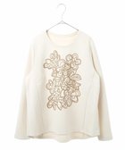 【ヒロコビス ブランデ/HIROKO BIS GRANDE】の【洗える】フラワープリントジャージープルオーバー 人気、トレンドファッション・服の通販 founy(ファニー) ファッション Fashion レディースファッション Fashion for Women トップス・カットソー Cut & Sew Tops カジュアルプルオーバー・ニットトップス Pullovers & Knit Tops / Casual Pullovers 花柄・フラワープリント・モチーフ Floral Prints & Motifs / Flower Pattern Tops おすすめ Recommended / Our Picks ストレッチ Stretch, Stretchy Fabric チュニック Tunic, Long Top フラワー Flower, Floral フロント Front, Front Design プリント Print, Printed Pattern ヘムライン Hemline, Bottom Cut 洗える Machine Washable 軽量 Lightweight, Ultra Light thumbnail アイボリー|ID: prp329100004807293 ipo3291000000034884478