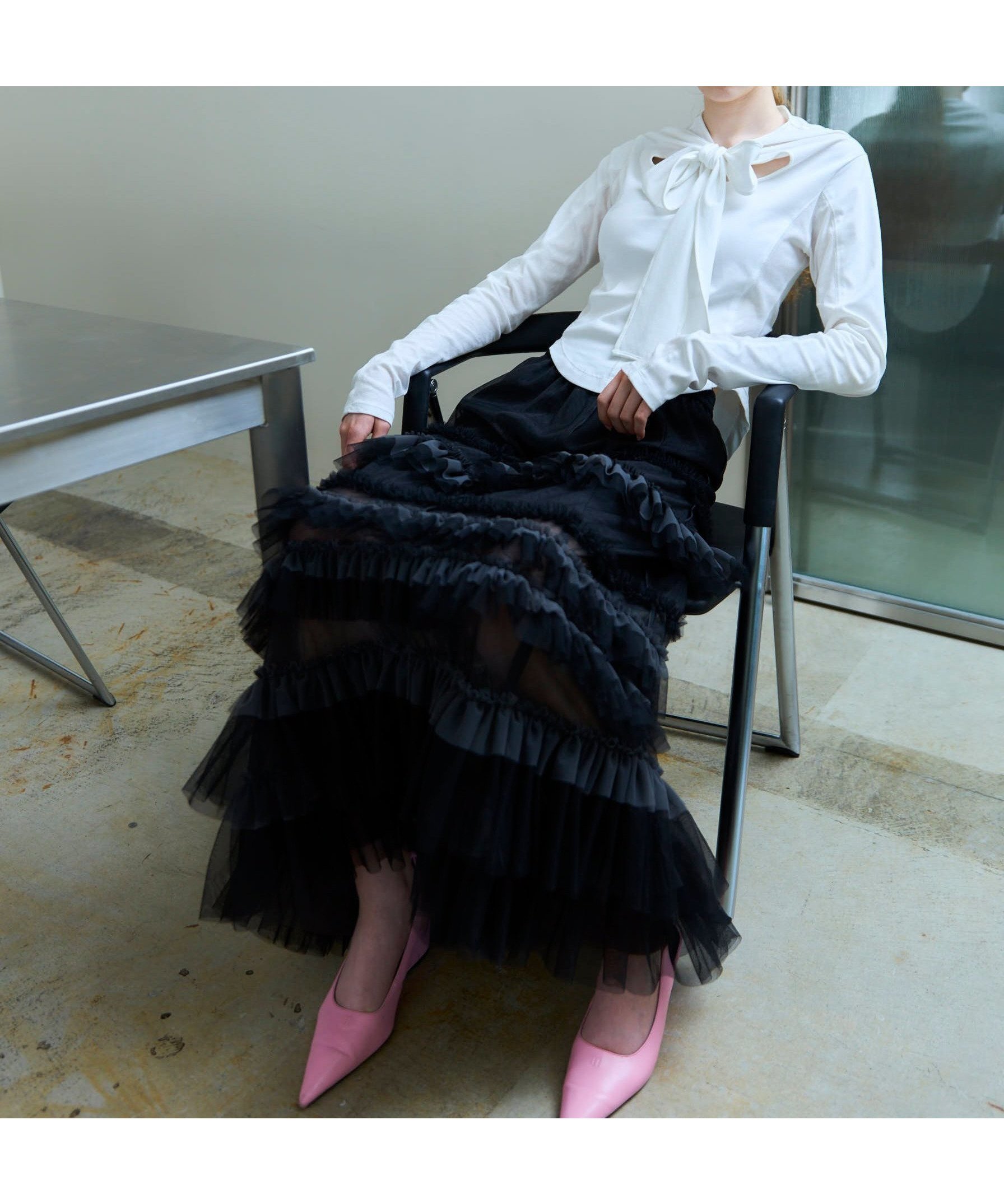 【メゾンスペシャル/MAISON SPECIAL】のRibbon Cutout Tops インテリア・キッズ・メンズ・レディースファッション・服の通販 founy(ファニー) ファッション Fashion レディースファッション Fashion for Women トップス・カットソー Cut & Sew Tops インナー Innerwear コンパクト Compact, Small Size シンプル Simple, Minimal ストレッチ Stretch, Stretchy Fabric リボン Ribbon, Bow WHT|ID: prp329100004807301 ipo3291000000034884562