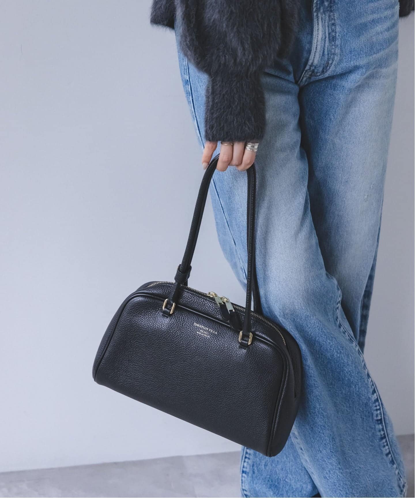 【ノーブル / スピック&スパン/NOBLE / Spick & Span】の《WEB限定追加 3》CHRISTIAN VILLA/クリスチャンヴィラ ボストンバッグ インテリア・キッズ・メンズ・レディースファッション・服の通販 founy(ファニー) ファッション Fashion レディースファッション Fashion for Women バッグ Bags イタリア Italy エレガント 上品 Elegant 春 Spring ショルダー Shoulder, Shoulder Strap スマート Smart, Elegant ボストンバッグ Boston Bag, Retro Bag S/S・春夏 SS, Spring/Summer, Warm Season 夏 Summer ブラック|ID: prp329100004807302 ipo3291000000034884566