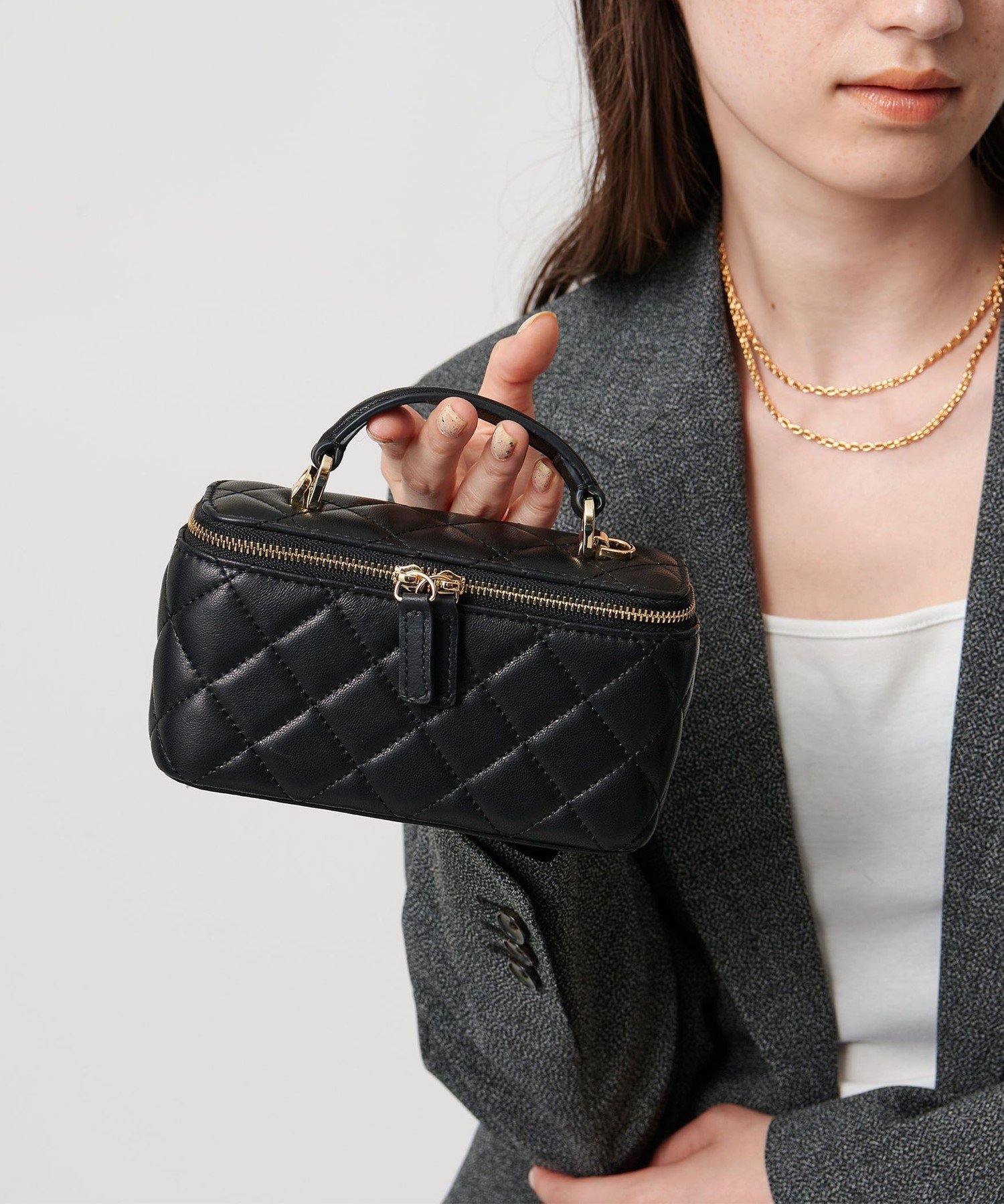 【ユナイテッドアローズ/UNITED ARROWS】のマイクロ バニティ バッグ 人気、トレンドファッション・服の通販 founy(ファニー) 　ファッション　Fashion　レディースファッション　Fashion for Women　バッグ　Bags　キルティング　Quilted, Quilting　シンプル　Simple, Minimal　セットアップ　Set-Up, Coordinated Outfit　フェミニン　Feminine, Girly　マニッシュ　Mannish, Boyish　 other-1|ID: prp329100004807303 ipo3291000000034884569