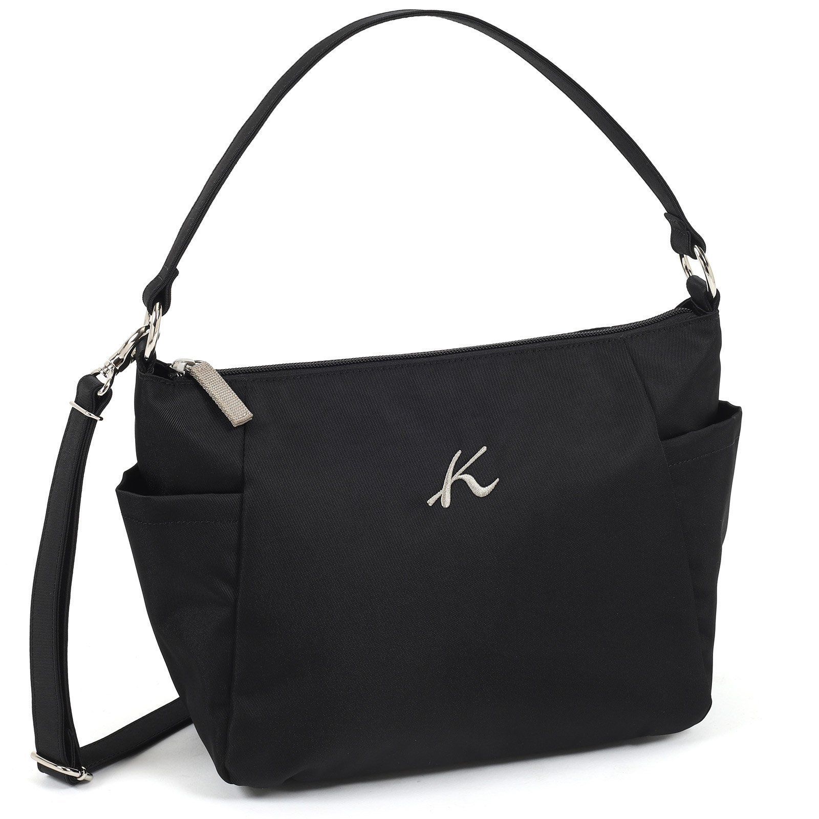 【キタムラ/Kitamura】の【WEB限定】2wayセミショルダーバッグ R-0794 インテリア・キッズ・メンズ・レディースファッション・服の通販 founy(ファニー) ファッション Fashion レディースファッション Fashion for Women ショルダー Shoulder, Shoulder Strap シンプル Simple, Minimal ハンカチ Handkerchief, Hanky ポケット Pocket, Pocket Detail ワンポイント One Point, Statement Accent ブラック15151|ID: prp329100004807305 ipo3291000000034884590