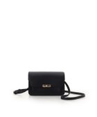 【サマンサタバサ/SamanTha Thavasa】のリボンモチーフ金具スプリットレザーショルダーバッグ 人気、トレンドファッション・服の通販 founy(ファニー) ファッション Fashion レディースファッション Fashion for Women バッグ Bags コンパクト Compact, Small Size スマート Smart, Elegant フロント Front, Front Design ポケット Pocket, Pocket Detail モチーフ Motif, Design Theme リボン Ribbon, Bow 財布 Wallet, Purse thumbnail ブラック|ID: prp329100004807306 ipo3291000000034884599