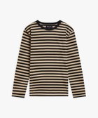 【アニエスベー ファム/agnes b. FEMME】の細ボーダー コットン 長袖 Tシャツ Cool 人気、トレンドファッション・服の通販 founy(ファニー) ファッション Fashion レディースファッション Fashion for Women トップス・カットソー Cut & Sew Tops シャツ・ブラウス・オフィスカジュアル Elegant Blouses & Button-Ups ロングTシャツ・Tシャツ Longline T-Shirts & Tees トレンド Trend, Trending Now ボーダー Border, Stripe 定番 Standard, Basic Item 長袖 Long Sleeve, Full Sleeve thumbnail ブラック系その他|ID: prp329100004807308 ipo3291000000034884609