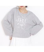 【ジルバイジルスチュアート/JILL by JILLSTUART】のリボンブーケロゴ刺繍スウェット 人気、トレンドファッション・服の通販 founy(ファニー) ファッション Fashion レディースファッション Fashion for Women トップス・カットソー Cut & Sew Tops レディースパーカー・カジュアルフーディー Casual Hoodies & Sweatshirts スウェット・クルーネックトップス Sweatshirts & Crewnecks / Relaxed Fit Sweat Tops おすすめ Recommended / Our Picks インナー Innerwear スウェット / スエット Sweatshirt, Sweatwear スマート Smart, Elegant プリント Print, Printed Pattern リボン Ribbon, Bow 定番 Standard, Basic Item thumbnail グレー|ID: prp329100004807332 ipo3291000000034884743