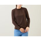 【ローズティアラ/Rose Tiara】の【大人気アイテム】【吸湿発熱】ラグウォームカットソー ブラウン|ID: prp329100004807335 ipo3291000000034884755