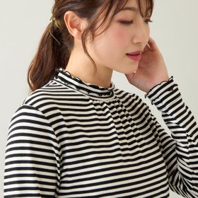 【ローズティアラ/Rose Tiara】の【大人気アイテム】【吸湿発熱】ラグウォームカットソー 人気、トレンドファッション・服の通販 founy(ファニー) ファッション Fashion レディースファッション Fashion for Women トップス・カットソー Cut & Sew Tops カットソー・ベーシックTシャツ Cut-and-Sewn Tops / Stretch Tees & Basics 2025年 2025 2025-2026秋冬・A/W Autumn/Winter 2025–26 AW25–26 ストレッチ Stretch, Stretchy Fabric モチーフ Motif, Design Theme リボン Ribbon, Bow 人気 Popular, Best Seller 日本製 Made In Japan 無地 Plain, Solid Color |ID:prp329100004807335