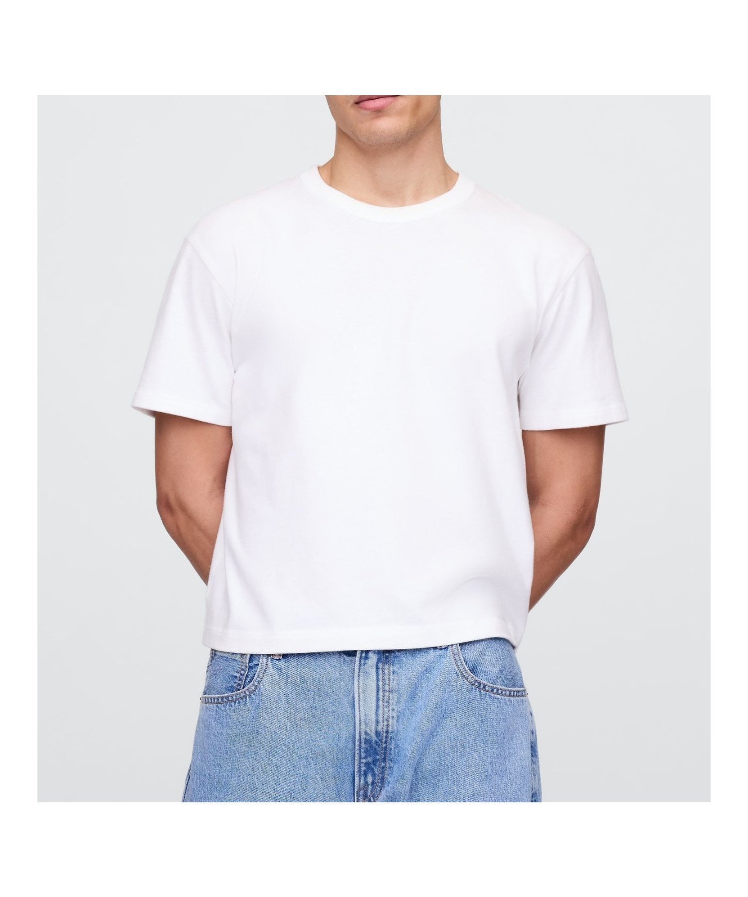 【ギャップ/GAP】のヘビーウェイト クロップドTシャツ (ユニセックス) インテリア・キッズ・メンズ・レディースファッション・服の通販 founy(ファニー) ファッション Fashion レディースファッション Fashion for Women トップス・カットソー Cut & Sew Tops シャツ・ブラウス・オフィスカジュアル Elegant Blouses & Button-Ups ロングTシャツ・Tシャツ Longline T-Shirts & Tees インナー Innerwear クロップド Cropped, Short Length ショート Short, Short Length ジャケット Jacket, Outerwear スリーブ Sleeve, Long Sleeve / Short Sleeve ワイド Wide, Wide Fit OPTIC_WHITE|ID: prp329100004807342 ipo3291000000034884804