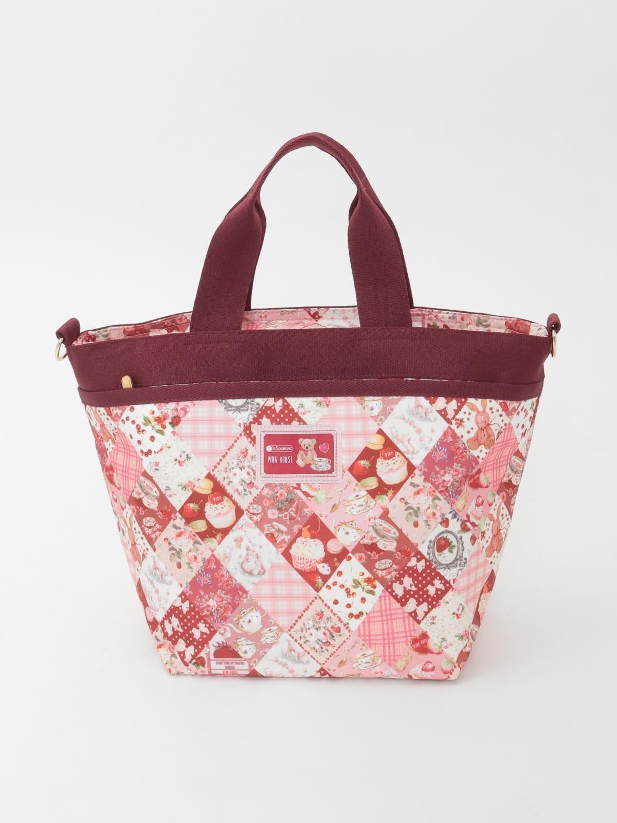 【ピンクハウス/PINK HOUSE】のPH Tea Party BUCKET TOTE 人気、トレンドファッション・服の通販 founy(ファニー) ファッション Fashion レディースファッション Fashion for Women バッグ Bags パッチワーク Patchwork, Mixed Fabric ファブリック Fabric, Textile プリント Print, Printed Pattern ポケット Pocket, Pocket Detail リボン Ribbon, Bow ローズ Rose, Rose Motif 人気 Popular, Best Seller 財布 Wallet, Purse other-1|ID: prp329100004807351 ipo3291000000034884868