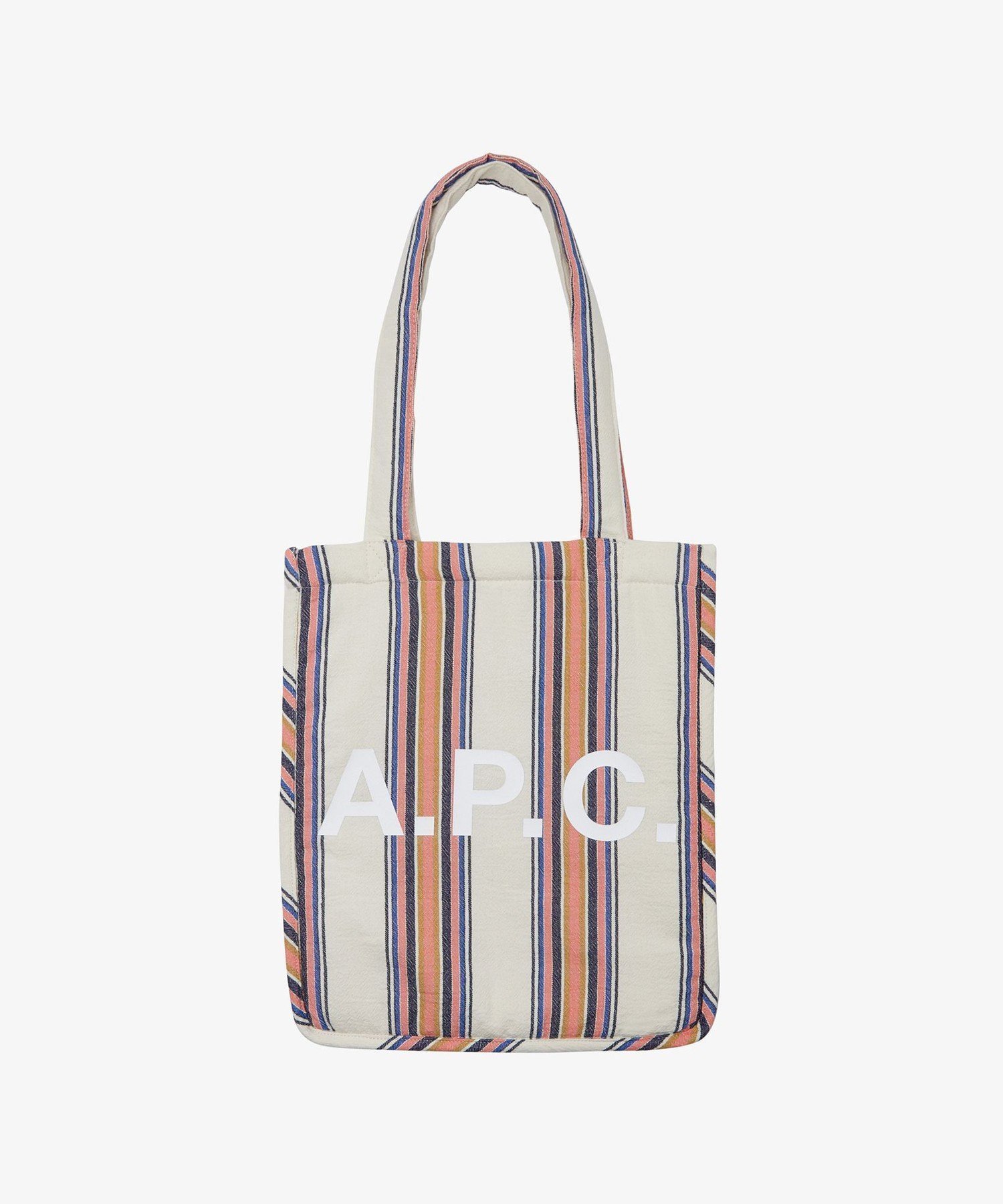 【アーペーセー/A.P.C.】のLou トートバッグ インテリア・キッズ・メンズ・レディースファッション・服の通販 founy(ファニー) 　ファッション　Fashion　レディースファッション　Fashion for Women　バッグ　Bags　ストライプ　Stripe, Striped Pattern　ハンド　Hand, Handmade　プリント　Print, Printed Pattern　ポケット　Pocket, Pocket Detail　生成|ID: prp329100004807357 ipo3291000000034884898