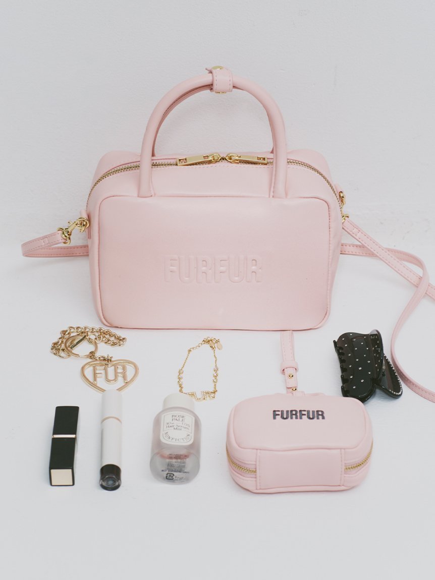 【ファーファー/FURFUR】の【オフィシャルサイト限定カラー】バリエーションスクエアボストンバッグ インテリア・キッズ・メンズ・レディースファッション・服の通販 founy(ファニー) 　ファッション　Fashion　レディースファッション　Fashion for Women　バッグ　Bags　スクエア　Square, Square Shape　スマート　Smart, Elegant　トレンド　Trend, Trending Now　ボストンバッグ　Boston Bag, Retro Bag　人気　Popular, Best Seller　定番　Standard, Basic Item　PNK[066]|ID: prp329100004807367 ipo3291000000034884960