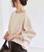 【シップス フォー ウィメン/SHIPS】のquaranciel 洗濯機可能 ポリエステル ベロア リブ コクーン コンパクト プルオーバー クリーム|ID: prp329100004807373 ipo3291000000034885006