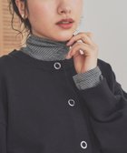 【アーバンリサーチ ドアーズ/URBAN RESEARCH DOORS】のカシミヤシルク混タートルネックカットソー OFF×BLK|ID: prp329100004807386 ipo3291000000034885153