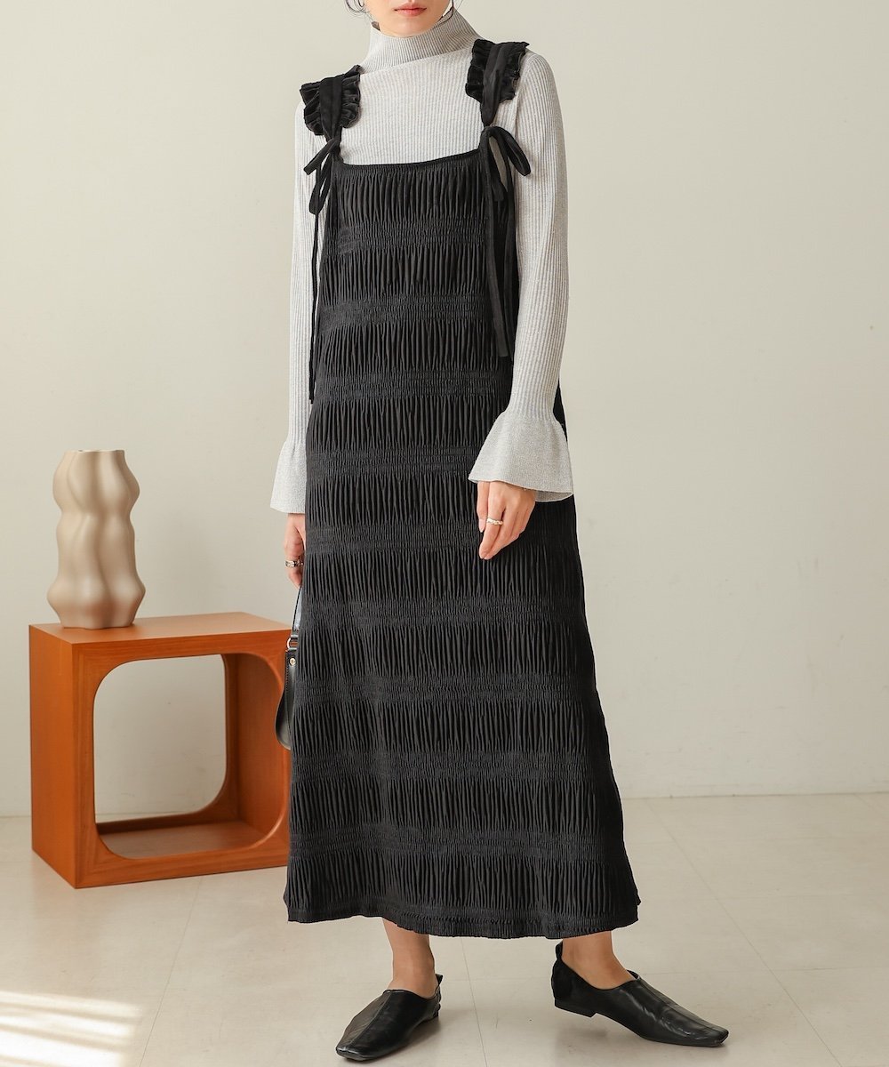 【バブ ブージュルード/Bab Bou Jeloud】のリボンベロアキャミワンピース インテリア・キッズ・メンズ・レディースファッション・服の通販 founy(ファニー) ファッション Fashion レディースファッション Fashion for Women ワンピース Dresses キャミソールワンピース Camisole Dresses インナー Innerwear シャーリング Shirring, Ruched ショート Short, Short Length シンプル Simple, Minimal スマート Smart, Elegant チェック Check, Plaid, Tartan テクスチャー Texture, Textured Fabric フェミニン Feminine, Girly フリル Frill, Ruffle ベロア Velour, Soft Velvet ラグジュアリー Luxury, Elegant リボン Ribbon, Bow 再入荷 Restock / Back in Stock BLACK|ID: prp329100004807869 ipo3291000000034889087