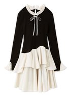 【スナイデル/SNIDEL】のSustainableドッキングミニニットワンピース 人気、トレンドファッション・服の通販 founy(ファニー) ファッション Fashion レディースファッション Fashion for Women ワンピース Dresses ニットワンピース Knit Dresses クラシカル Classical, Vintage-Inspired 今季 This Season, Current Season ストライプ Stripe, Striped Pattern ストレート Straight, Straight Cut スマート Smart, Elegant ドッキング Docking, Mixed Material フィット Fit, Slim Fit フリル Frill, Ruffle モノトーン Monotone, Black and White 無地 Plain, Solid Color リブニット Rib Knit, Ribbed Knit リボン Ribbon, Bow おすすめ Recommended / Our Picks thumbnail BLK[009]|ID: prp329100004807884 ipo3291000000034889246