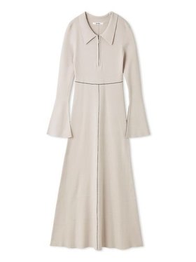 【スナイデル/SNIDEL】 Sustainableスキッパーニットワンピース人気、トレンドファッション・服の通販 founy(ファニー) ファッション Fashion レディースファッション Fashion for Women ワンピース Dresses ニットワンピース Knit Dresses ウェーブ Wavy Pattern エレガント 上品 Elegant シンプル Simple, Minimal スキッパー Skipper, Open Collar スマート Smart, Elegant スリット Slit, Slit Detail スリーブ Sleeve, Long Sleeve / Short Sleeve センター Center, Center Line デコルテ Décolleté, Neckline ドッキング Docking, Mixed Material フレア Flare, Flared フロント Front, Front Design ロング Long, Long-Length おすすめ Recommended / Our Picks |ID:prp329100004807886