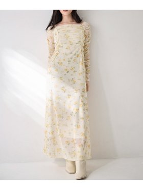 【スナイデル/SNIDEL】 フロッキープリントギャザーワンピース人気、トレンドファッション・服の通販 founy(ファニー) ファッション Fashion レディースファッション Fashion for Women ワンピース Dresses イエロー Yellow ウェーブ Wavy Pattern エレガント 上品 Elegant 春 Spring ギャザー Gathered, Ruffled スマート Smart, Elegant チュール Tulip, Tulip Motif ドット Polka Dot, Dot Pattern プリント Print, Printed Pattern ロマンティック Romantic, Feminine Style ロング Long, Long-Length おすすめ Recommended / Our Picks |ID:prp329100004807887