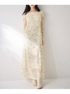 【スナイデル/SNIDEL】のフロッキープリントギャザーワンピース 人気、トレンドファッション・服の通販 founy(ファニー) ファッション Fashion レディースファッション Fashion for Women ワンピース Dresses イエロー Yellow ウェーブ Wavy Pattern エレガント 上品 Elegant 春 Spring ギャザー Gathered, Ruffled スマート Smart, Elegant チュール Tulip, Tulip Motif ドット Polka Dot, Dot Pattern プリント Print, Printed Pattern ロマンティック Romantic, Feminine Style ロング Long, Long-Length おすすめ Recommended / Our Picks thumbnail YEL[032]|ID: prp329100004807887 ipo3291000000034889269