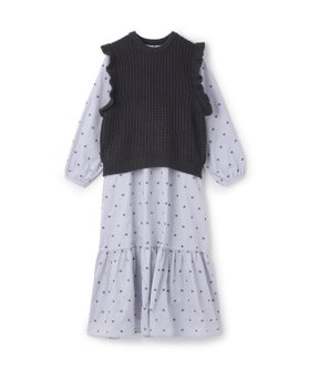 【ナルミヤ オンライン/NARUMIYA ONLINE】の【リンク】ベストつきワンピース 人気、トレンドファッション・服の通販 founy(ファニー) ファッション Fashion レディースファッション Fashion for Women アウター Coat / Outerwear Collection おすすめ Recommended / Our Picks パターン Pattern, Design Print ベスト Vest, Waistcoat 夏 Summer 春 Spring S/S・春夏 SS, Spring/Summer, Warm Season |ID:prp329100004807888