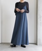 【セレクトモカ/SELECT MOCA】の2WAYカットジョーゼットキャミワンピース 人気、トレンドファッション・服の通販 founy(ファニー) ファッション Fashion レディースファッション Fashion for Women ワンピース Dresses キャミソールワンピース Camisole Dresses ジャケット Jacket, Outerwear フレア Flare, Flared 夏 Summer 洗える Machine Washable thumbnail ブルー-500|ID: prp329100004807890 ipo3291000000034889310