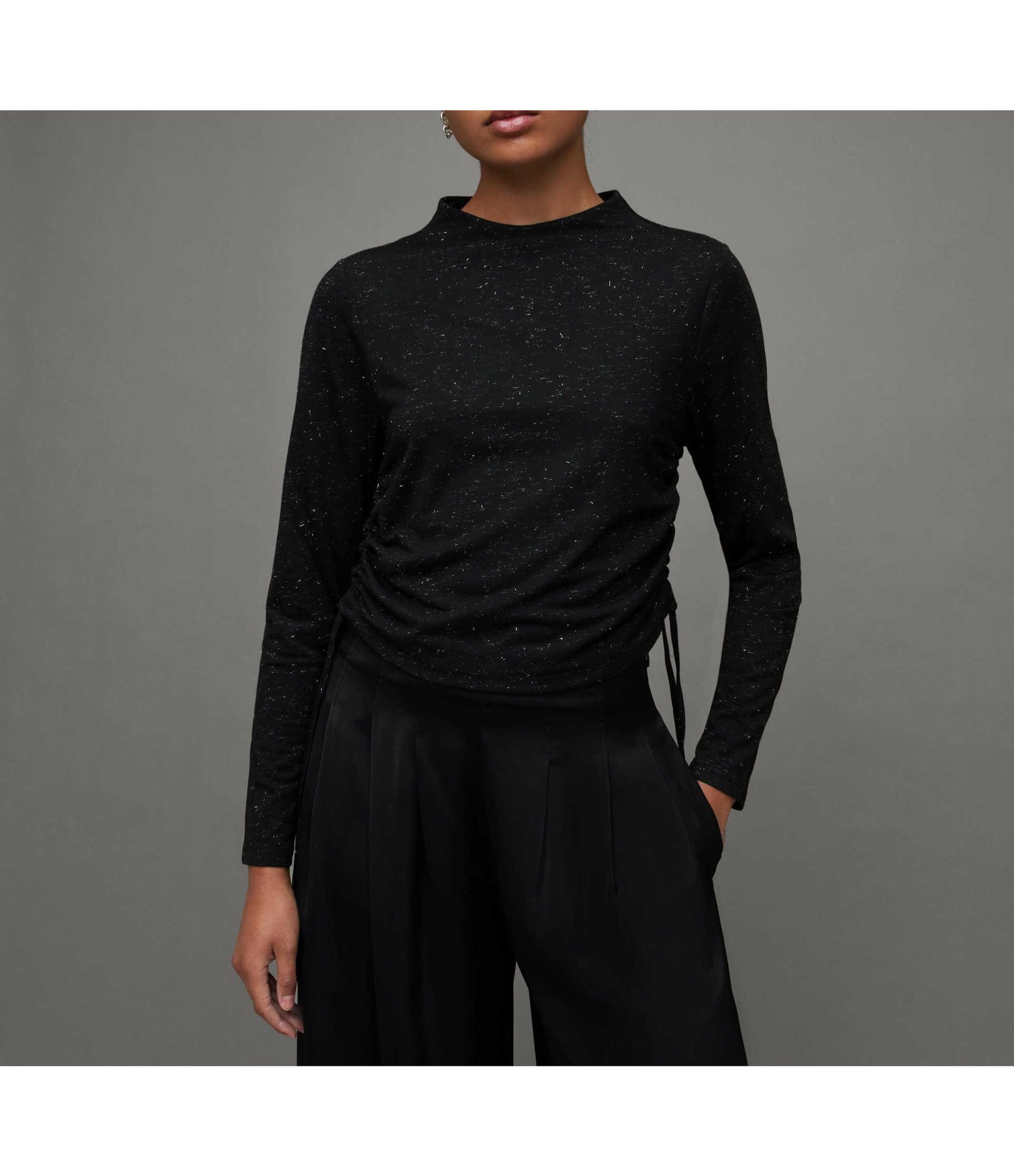 【オールセインツ/ALLSAINTS】のBETA SHIMMER TOPS 人気、トレンドファッション・服の通販 founy(ファニー) 　ファッション　Fashion　レディースファッション　Fashion for Women　トップス・カットソー　Cut & Sew Tops　シャーリング　Shirring, Ruched　シンプル　Simple, Minimal　ジャケット　Jacket, Outerwear　トレンド　Trend, Trending Now　パーカー　Hoodie, Parka　ボトム　Bottoms, Lower Wear　 other-1|ID: prp329100004807904 ipo3291000000034889381