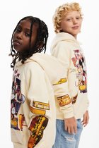 【デシグアル/Desigual / KIDS】のミッキーマウスのスウェット 人気、トレンドファッション・服の通販 founy(ファニー) ファッション Fashion キッズファッション Fashion for Kids ウォッシュ Washed Finish カラフル Colorful Design キャラクター Character, Licensed Characters シューズ Shoes, Footwear スウェット / スエット Sweatshirt, Sweatwear デニム Denim, Jeans Material パターン Pattern, Design Print パッチワーク Patchwork, Mixed Fabric フロント Front, Front Design プリント Print, Printed Pattern メンズ Men's, Menswear thumbnail ホワイト/1001|ID: prp329100004807907 ipo3291000000034889425