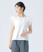 【ビームス ハート/BEAMS HEART】の袖口レース プルオーバー 人気、トレンドファッション・服の通販 founy(ファニー) ファッション Fashion レディースファッション Fashion for Women トップス・カットソー Cut & Sew Tops カジュアルプルオーバー・ニットトップス Pullovers & Knit Tops / Casual Pullovers インナー Innerwear エレガント 上品 Elegant カットソー Cut and Sewn Top コンパクト Compact, Small Size シンプル Simple, Minimal ジャケット Jacket, Outerwear バランス Balance, Style Balance レース Lace, Lace Fabric thumbnail OFF WHITE|ID: prp329100004807925 ipo3291000000034889543