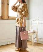 【サマンサタバサ/SamanTha Thavasa】のサークルモチーフスクエアレザートートバッグ 小サイズ 人気、トレンドファッション・服の通販 founy(ファニー) ファッション Fashion レディースファッション Fashion for Women バッグ Bags シェイプ Shape, Slim Fit ショルダー Shoulder, Shoulder Strap シンプル Simple, Minimal スクエア Square, Square Shape 財布 Wallet, Purse フィット Fit, Slim Fit フォルム Silhouette, Form ポケット Pocket, Pocket Detail おすすめ Recommended / Our Picks エレガント 上品 Elegant ビジネス 仕事 通勤 Business / Work / Commuting thumbnail ピンクベージュ|ID: prp329100004807927 ipo3291000000034889589