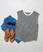 【フリークスストア/FREAK'S STORE】のワッフル フレンチスリーブ ヘンリーTシャツ 25SS 人気、トレンドファッション・服の通販 founy(ファニー) ファッション Fashion レディースファッション Fashion for Women トップス・カットソー Cut & Sew Tops シャツ・ブラウス・オフィスカジュアル Elegant Blouses & Button-Ups ロングTシャツ・Tシャツ Longline T-Shirts & Tees 2025年 2025 2025春夏・S/S Spring/Summer 2025 SS25 おすすめ Recommended / Our Picks シンプル Simple, Minimal スリーブ Sleeve, Long Sleeve / Short Sleeve バランス Balance, Style Balance フレンチ French, French Style ワッフル Waffle, Waffle Knit 夏 Summer S/S・春夏 SS, Spring/Summer, Warm Season thumbnail ボーダー/ストライプ|ID: prp329100004807930 ipo3291000000034889640