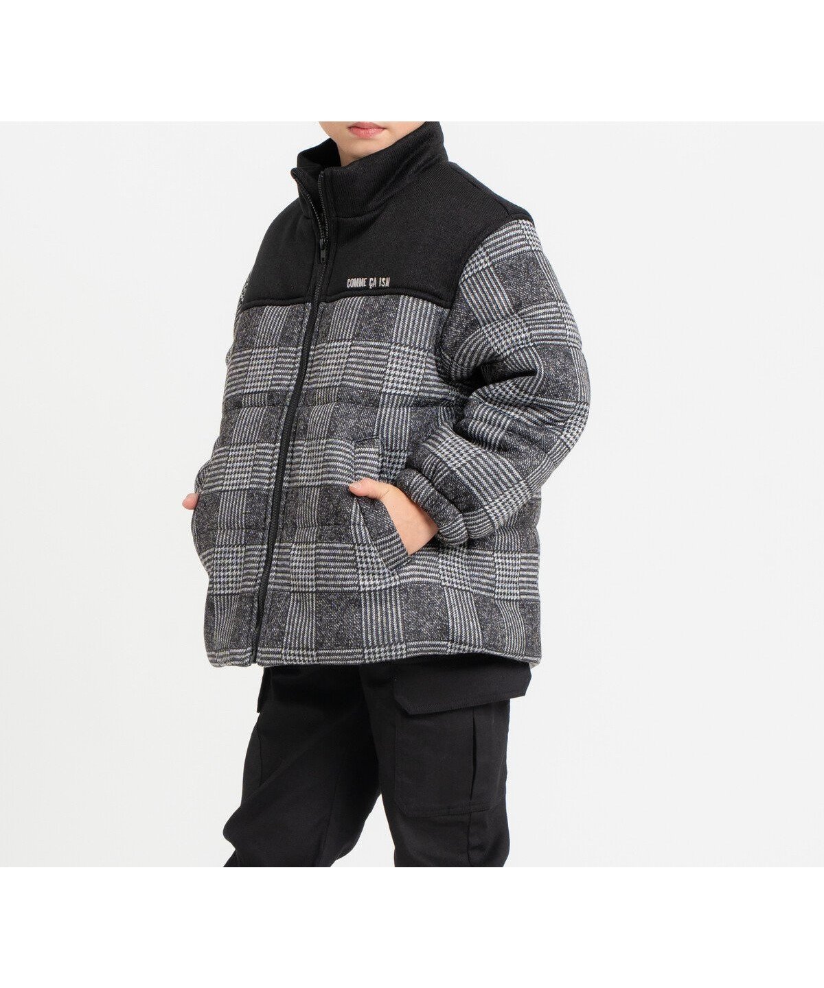 【コムサイズム/COMME CA ISM / KIDS】のグレンチェックプリント 中綿ブルゾン 人気、トレンドファッション・服の通販 founy(ファニー) ファッション Fashion キッズファッション Fashion for Kids シンプル Simple, Minimal チェック Check, Plaid, Tartan ブルゾン Blouson, Bomber Jacket プリント Print, Printed Pattern ベビー Baby, Babywear 防寒 Cold Protection, Winter-Ready 無地 Plain, Solid Color リアル Real, Realistic other-1|ID: prp329100004807949 ipo3291000000034889931