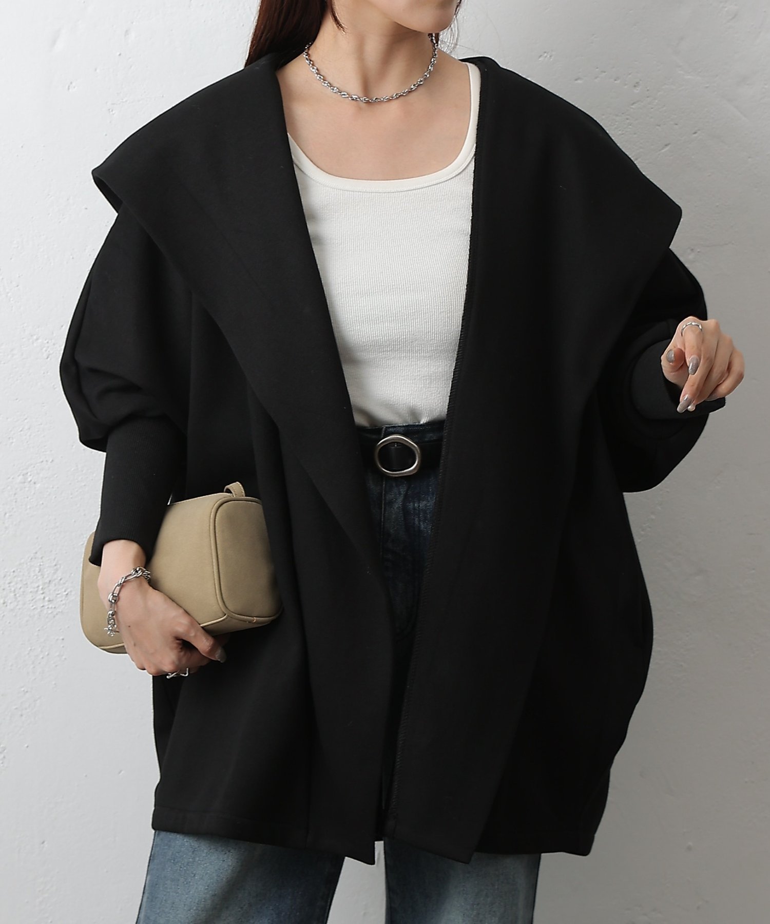 【コロニートゥーワンスリーナイン/COLONY 2139】のドルマンガウン インテリア・キッズ・メンズ・レディースファッション・服の通販 founy(ファニー) ファッション Fashion レディースファッション Fashion for Women 秋 Autumn ポケット Pocket, Pocket Detail 冬 Winter / This Winter 再入荷 Restock / Back in Stock おすすめ Recommended / Our Picks ブラック|ID: prp329100004807994 ipo3291000000034890376