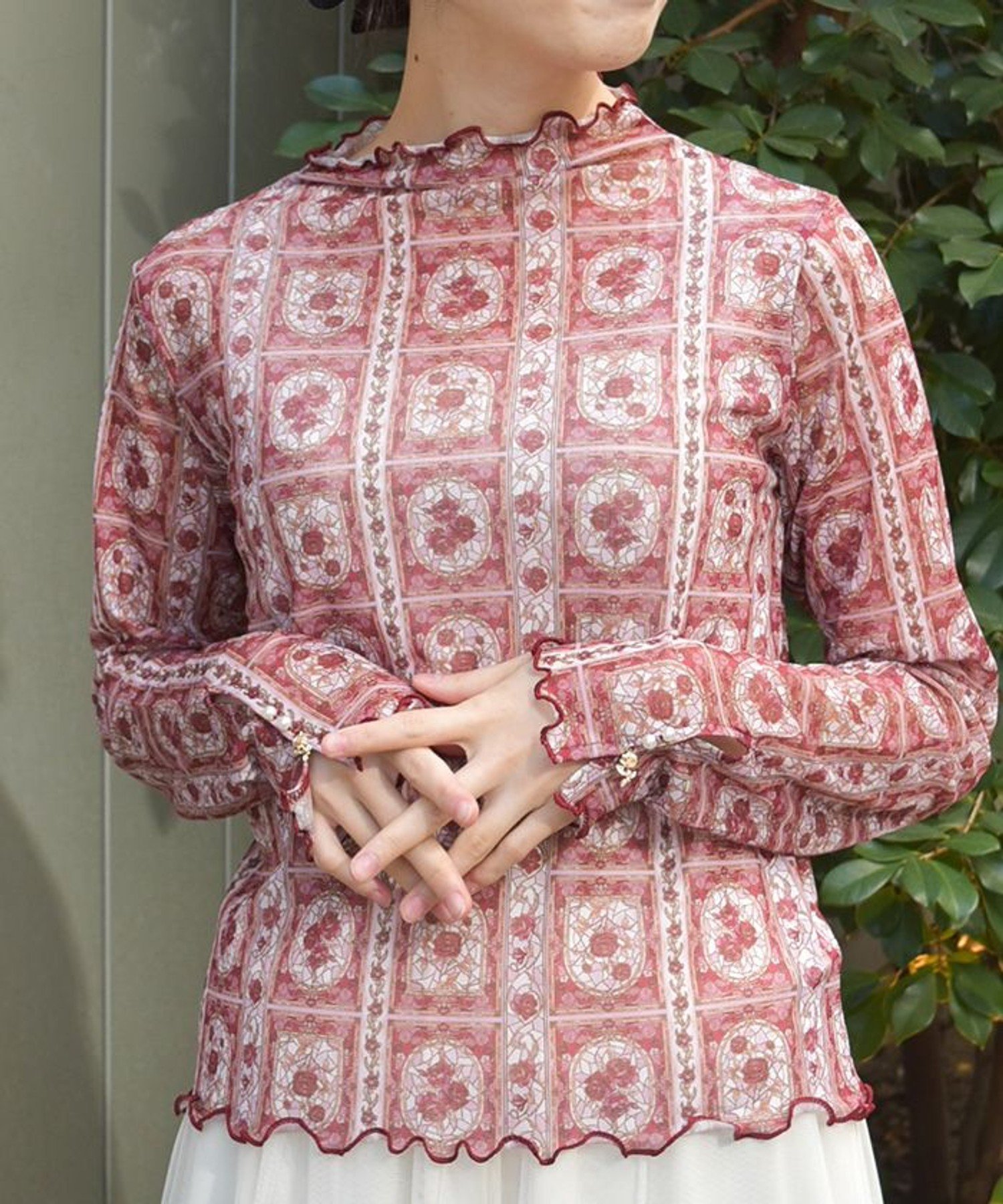 【アクシーズファム/axes femme】の総柄アソートシアーインナー インテリア・キッズ・メンズ・レディースファッション・服の通販 founy(ファニー) 　ファッション　Fashion　レディースファッション　Fashion for Women　インナー　Innerwear　ギャザー　Gathered, Ruffled　プリント　Print, Printed Pattern　メッシュ　Mesh, Net Fabric　ローズ　Rose, Rose Motif　ワンポイント　One Point, Statement Accent　B|ID: prp329100004808002 ipo3291000000034890416