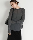 【セレクトモカ/SELECT MOCA】のコード刺繍スリーブトップス 人気、トレンドファッション・服の通販 founy(ファニー) ファッション Fashion レディースファッション Fashion for Women トップス・カットソー Cut & Sew Tops おすすめ Recommended / Our Picks コンパクト Compact, Small Size ベスト Vest, Waistcoat ラウンド Round, Round Neck 結婚式 Wedding thumbnail チャコール-920|ID: prp329100004808023 ipo3291000000034890634
